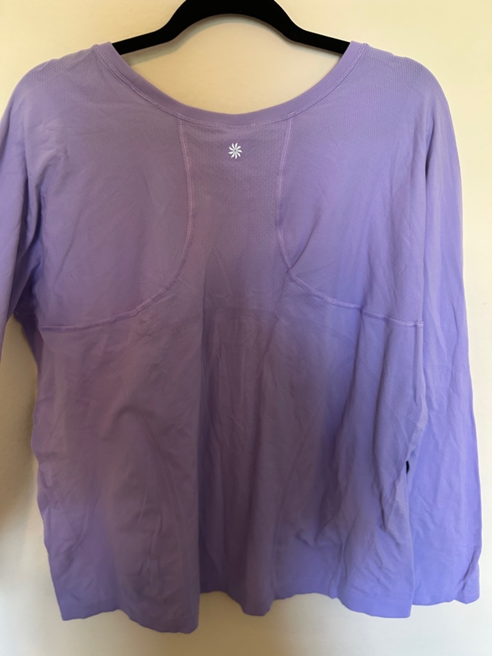 Athleta Light Purple Long-Sleeve Women’s Top - Picture 5 of 5